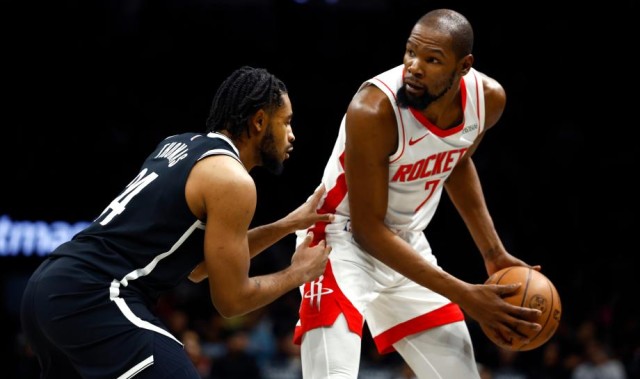 杜兰特22+11阿门23分 火箭轻取篮网收获四连胜